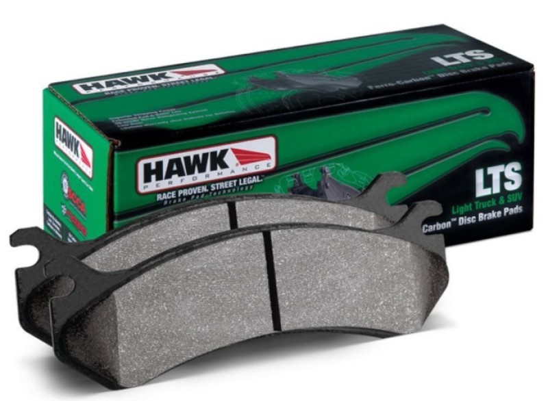 Jeep Wrangler Rubicon Brake Pads - Front - Hawk Performance - LTS Light Truck and SUV Compound - `18-`27
